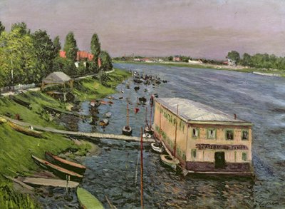 Der Ponton in Argenteuil, ca. 1886-87 von Gustave Caillebotte